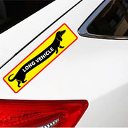 B0179 13 cm/17 cm Self-adhesive Decal Long Vehicle Car Sticker Waterproof Auto Decors on Bumper Rear Window