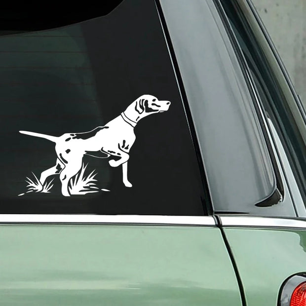 CK2944# Pointer Hunting Dog funny car sticker vinyl decal white/black car auto stickers for car bumper/rear window