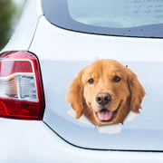 32706 # HAPPY GOLDEN RETRIEVER 13 Cm/17 Cm Self-adhesive Decal Car Sticker Waterproof Auto Decors on Bumper Rear Window Laptop