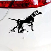 CK2944# Pointer Hunting Dog funny car sticker vinyl decal white/black car auto stickers for car bumper/rear window