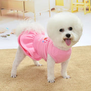 Teddy Dog Skirt Pet Clothes Dog Dresses for Small Dogs Cotton Puppy Cat Dress Christmas Princess Costume Chihuahua Pets Clothing