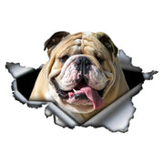 CK20908# Various Sizes Self-adhesive Decal English Bulldog V2 Car Sticker Waterproof Auto Decors on Bumper Rear Window Laptop