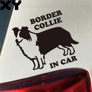 Border Collie Car Sticker Vinyl Decal Car Stickers Truck Car Window Bumper Dog Cartoon Stickers Drop Ship