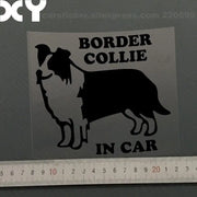 Border Collie Car Sticker Vinyl Decal Car Stickers Truck Car Window Bumper Dog Cartoon Stickers Drop Ship