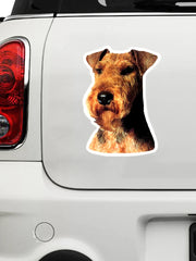 S41162# Various Sizes Self-adhesive Decal Welsh Terrier Car Sticker Waterproof Auto Decors on Bumper Rear Window