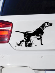 CK2944# Pointer Hunting Dog funny car sticker vinyl decal white/black car auto stickers for car bumper/rear window