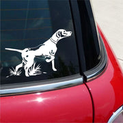 CK2944# Pointer Hunting Dog funny car sticker vinyl decal white/black car auto stickers for car bumper/rear window