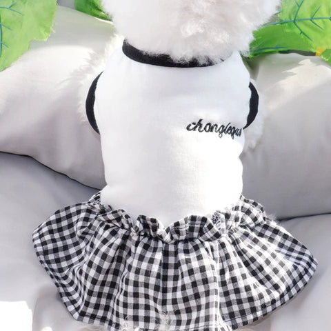 Bichon Dog Clothes 2023 New Arrival Summer Thin Skirt Teddy/Pomeranian Cat Small Size Dogs Summer Princess Dress