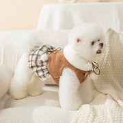 Free Scarf Puppy Dog Cotton-Padded Dress Pet Teddy Bichon Pomeranian Small Dog Cat Autumn and Winter Clothes Winter 1627207:441796378#122216750:478833648 $ Premium brands IPPA Phones