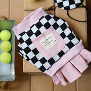 K-style Pet Checkerboard Dress Sports Tennis Skirt Super Cute Bichon York Maltese Clothes