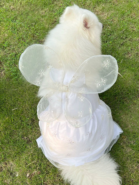 Dog Wedding Dress Medium and Large Size Dog Wedding Dress Princess Dress Samo Golden Retriever Automobiles Curtain Dress Dog Dress 1627207:25509711127#122216750:42189994 $ IPPA Phones