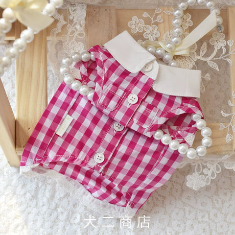 Welfare Style] Yiyuxintian Dog Clothes Classy Lace Princess Dress Pet Maltese York Summer Shirt