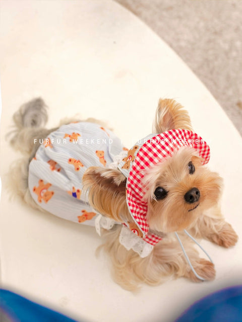 Furfur Weekend Puppy Clothes Pet Dress K-style Chest Back Spring Summer Small Size Dogs Yorkshire Bichon 1627207:23898204591#122216750:42189994 $ Beautiful collection under $10 IPPA Phones