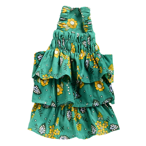 Pet Cat Dog Clothes VIP Teddy York Summer Small Size Dogs Floral Cake Princess Skirt Summer Thin