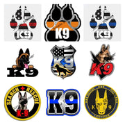 Blue Line Shield K9 Dog Sticker Shepherd Funny Car Sticker Vinyl Decal for Car Truck Window Anime Car Accessories Glue Sticker