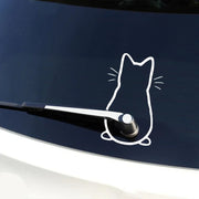 Car Stickers Art Design Fun Cat Window Rear Glass Car Decoration Car Styling Stickers and Decals