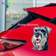 SCHNAUZER 17CM\20CM Self-adhesive Decal Car Sticker Waterproof Auto Decors on Bumper Rear Window Laptop # S60490