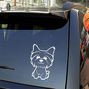 Classic Car Sticker 3D Horror Pitbull Funny Sticker On Car Stickers and Decals Rear Window PVC Car Styling.